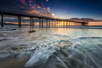 Картинка природа побережье океан мост