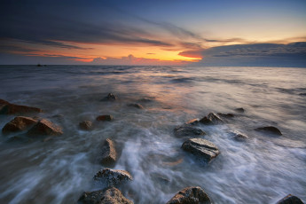 Картинка природа восходы закаты океан заря