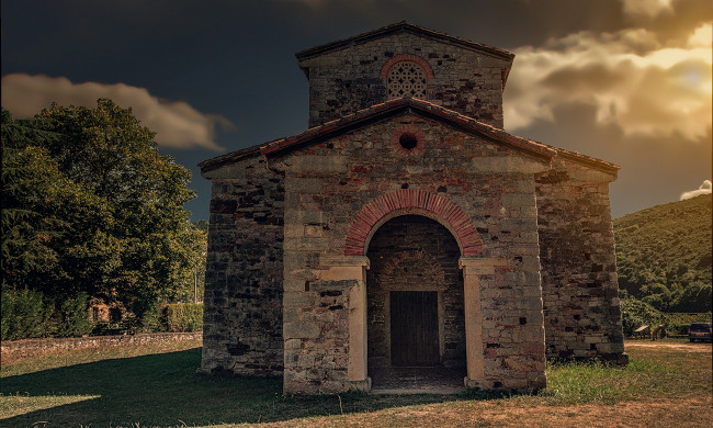 Обои картинки фото san pedro de nora, города, - католические соборы,  костелы,  аббатства, церковь