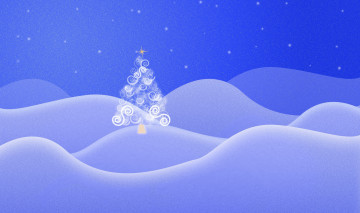 Картинка праздничные векторная+графика+ новый+год снег ели
