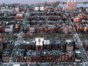 Картинка города бостон+ сша город городской пейзаж вид с воздуха бостон