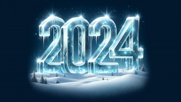 Картинка праздничные -+разное+ новый+год c новым годом синий рождество 2024 открытка вода новый год лед
