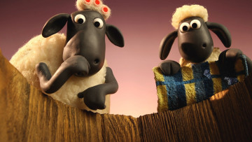 обоя shaun the sheep , сериал 2007 – 2020, мультфильмы, shaun the sheep, овцы, мультяшные, анимация, аардмана, шон, тв, покадровая, shaun, the, sheep