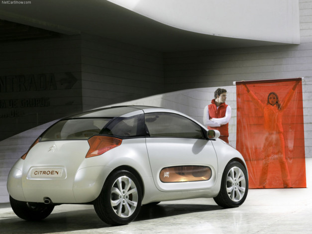 Обои картинки фото 2005, citroen, airplay, concept, автомобили