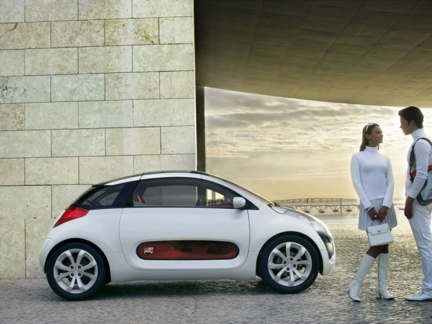 Обои картинки фото 2005, citroen, airplay, concept, автомобили