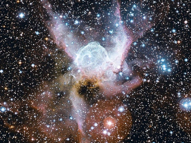 Обои картинки фото ngc, 2359, шлем, тора, космос, галактики, туманности