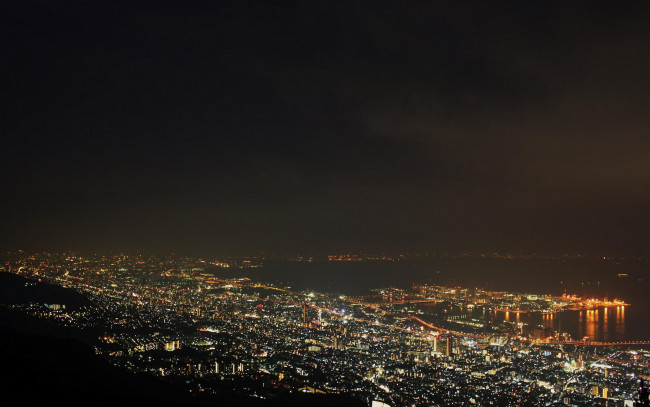 Обои картинки фото города, огни, ночного, ночь