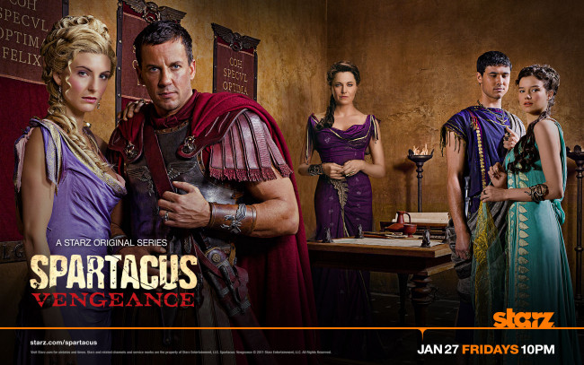 Обои картинки фото spartacus, vengeance, кино, фильмы