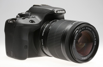 Картинка canon+eos+100d бренды canon объектив цифровая фотокамера