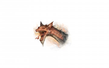 Картинка дракон рисованные минимализм dragon белый фон the hobbit desolation of smaug