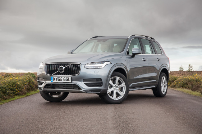 Обои картинки фото автомобили, volvo, xc90, t8, momentum, 2016г, uk-spec