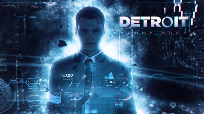 Обои картинки фото видео игры, detroit,  become human, connor, коннор, become, human