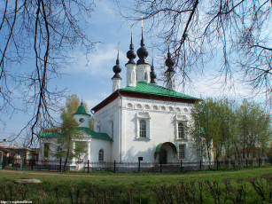Картинка суздаль цареконстантиновская церковь весна города православные церкви монастыри