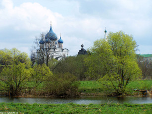 Картинка суздаль кремль весна города православные церкви монастыри