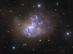Картинка ngc 1313 космос галактики туманности