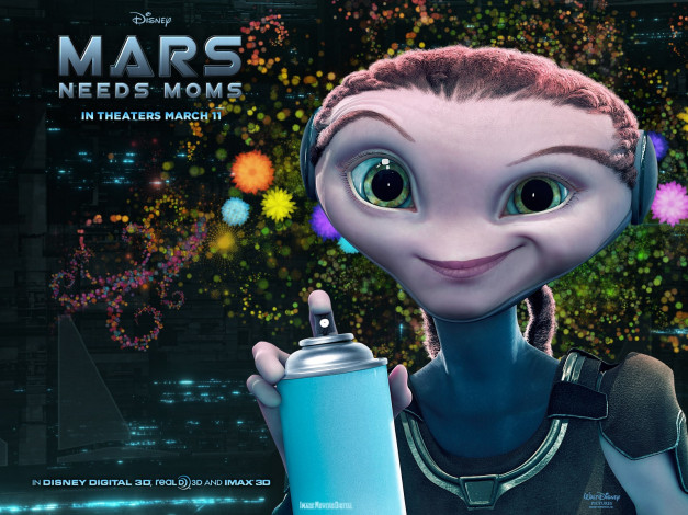 Обои картинки фото mars, needs, moms, мультфильмы