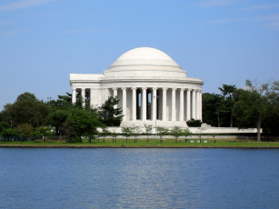 обоя jefferson, memorial, города, вашингтон, сша