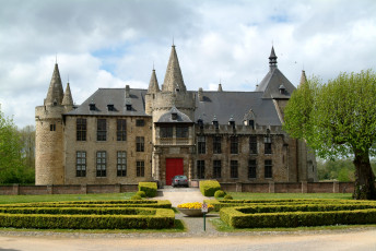 Картинка города дворцы замки крепости laarne castle belgium