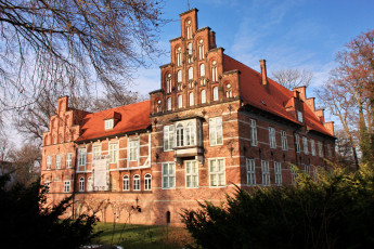 Картинка города здания дома castle bergedorf germany