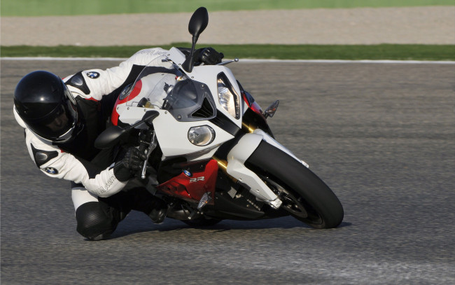 Обои картинки фото спорт, мотоспорт, трек, гонка, bmw, s1000rr, motorcycle