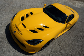 Картинка автомобили dodge geiger 2013г желтый viper srt