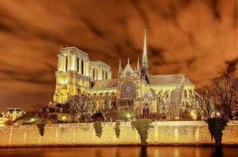 Картинка notre+dame +paris +france города париж+ франция собор
