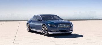 Картинка автомобили lincoln синий 2015г concept continental