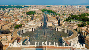 Картинка города рим +ватикан+ италия st peters square