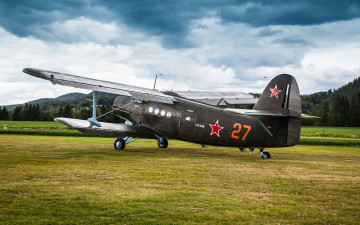 обоя авиация, военно-транспортные самолёты, кукурузник