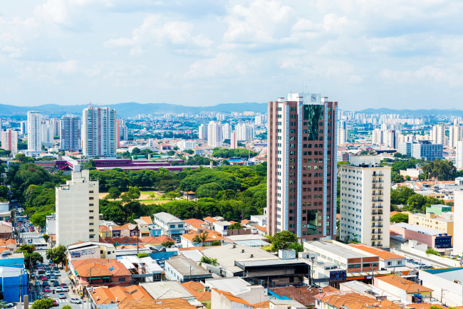 Обои картинки фото сан пауло бразилия, города, сан-пауло , бразилия, панорама, дома, сан, пауло, sao, paulo