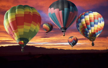 Картинка авиация воздушные+шары воздушные шары