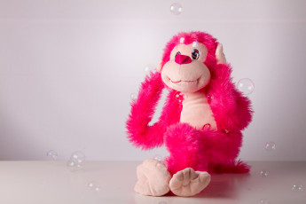 Картинка праздничные мягкие+игрушки обезьянка