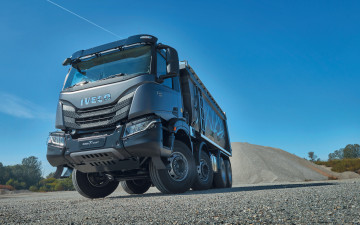 Картинка автомобили iveco t way 2022 самосвал экстерьер новый серый tway грузовик