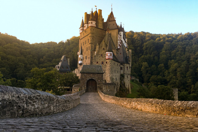 Обои картинки фото eltz castle, germany, города, замок эльц , германия, eltz, castle