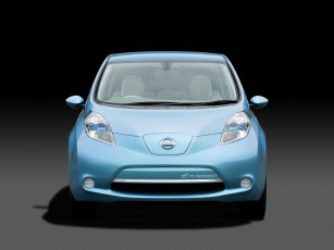 Картинка nissan leaf автомобили datsun