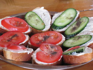 Картинка еда бутерброды гамбургеры канапе помидоры томаты