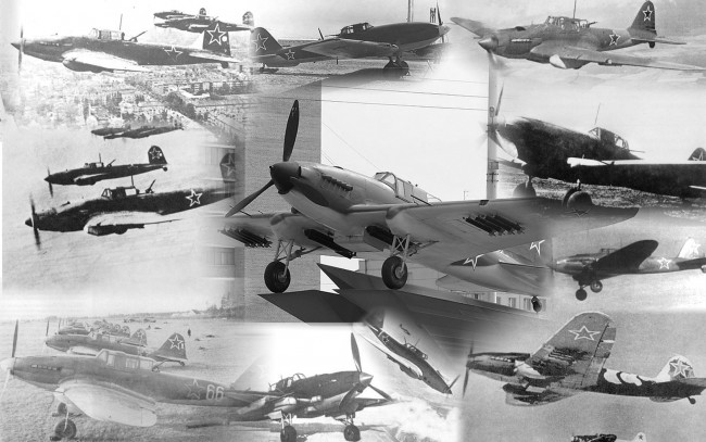 Обои картинки фото штурмовик, ил, авиация, боевые, самолёты