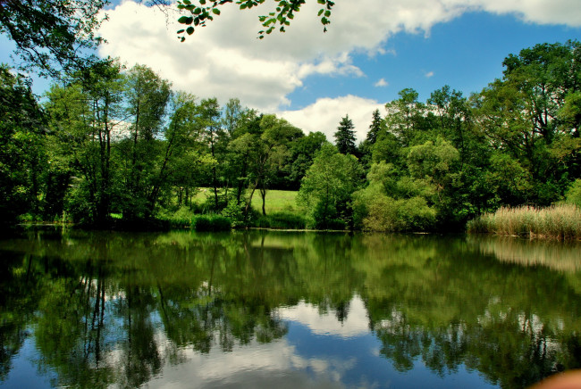 Обои картинки фото природа, реки, озера, belgium, lake, bierleux