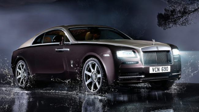 Обои картинки фото rolls, royce, wraith, автомобили, rolls-royce, motor, cars, ltd, класс-люкс, великобритания