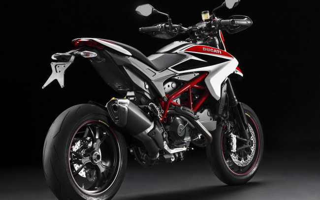 Обои картинки фото мотоциклы, ducati, hypermotard