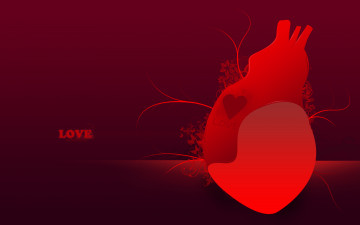 Картинка праздничные день+святого+валентина +сердечки +любовь сердце фон