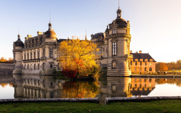 Картинка chateau+de+chantilly города замки+франции chateau de chantilly