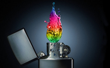 Картинка разное компьютерный+дизайн зажигалка цвета огонь