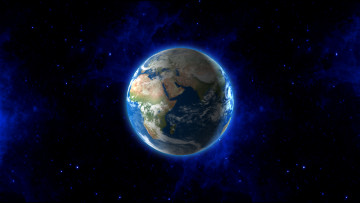 Картинка the earth космос земля планета голубая