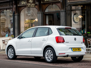 Картинка автомобили volkswagen светлый 2014г typ 6r uk-spec 5-door tsi polo