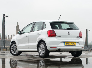 Картинка автомобили volkswagen светлый 2014г typ 6r uk-spec 5-door tsi polo