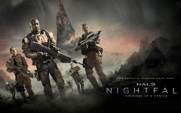 обоя halo,  nightfall, кино фильмы, солдаты