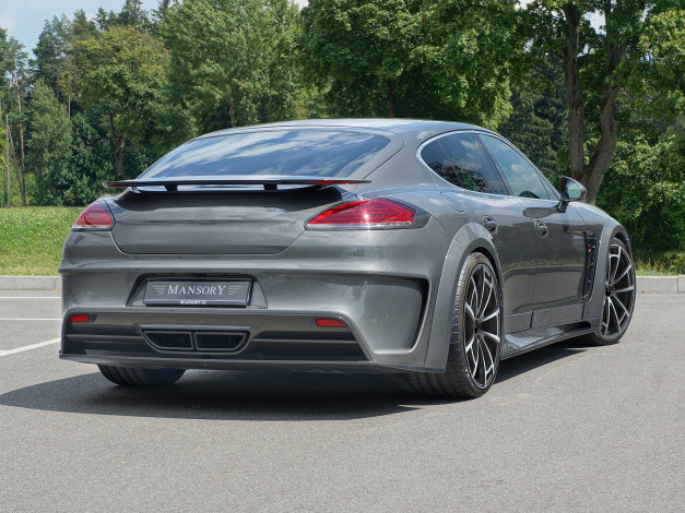 Обои картинки фото автомобили, porsche, 2014г, 970, panamera, mansory