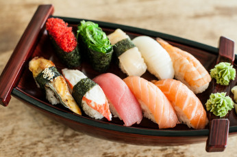 Картинка еда рыба +морепродукты +суши +роллы японская кухня рис рыллы