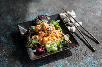 Картинка еда салаты +закуски салат соус огурцы зелень